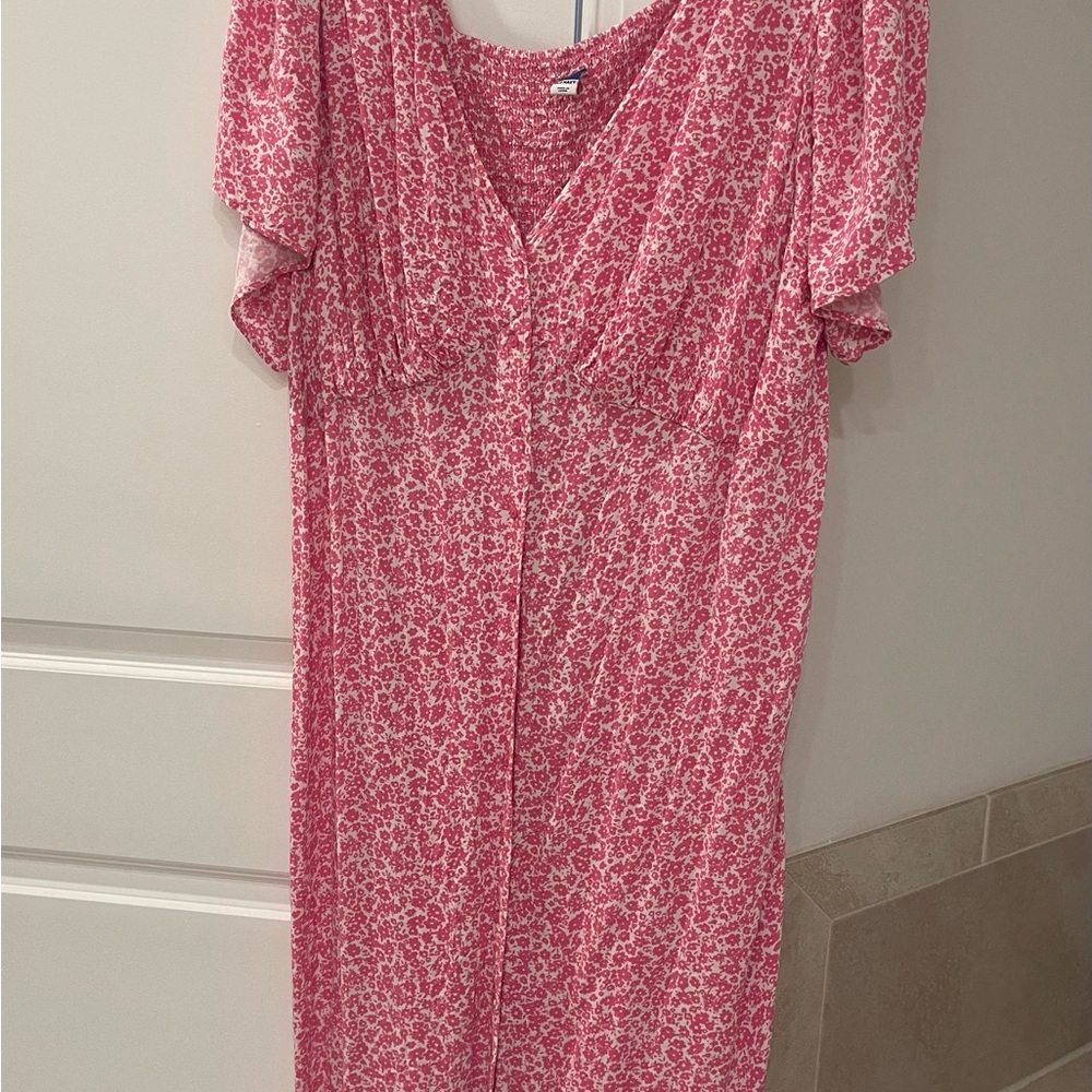 Pink Floral Dress